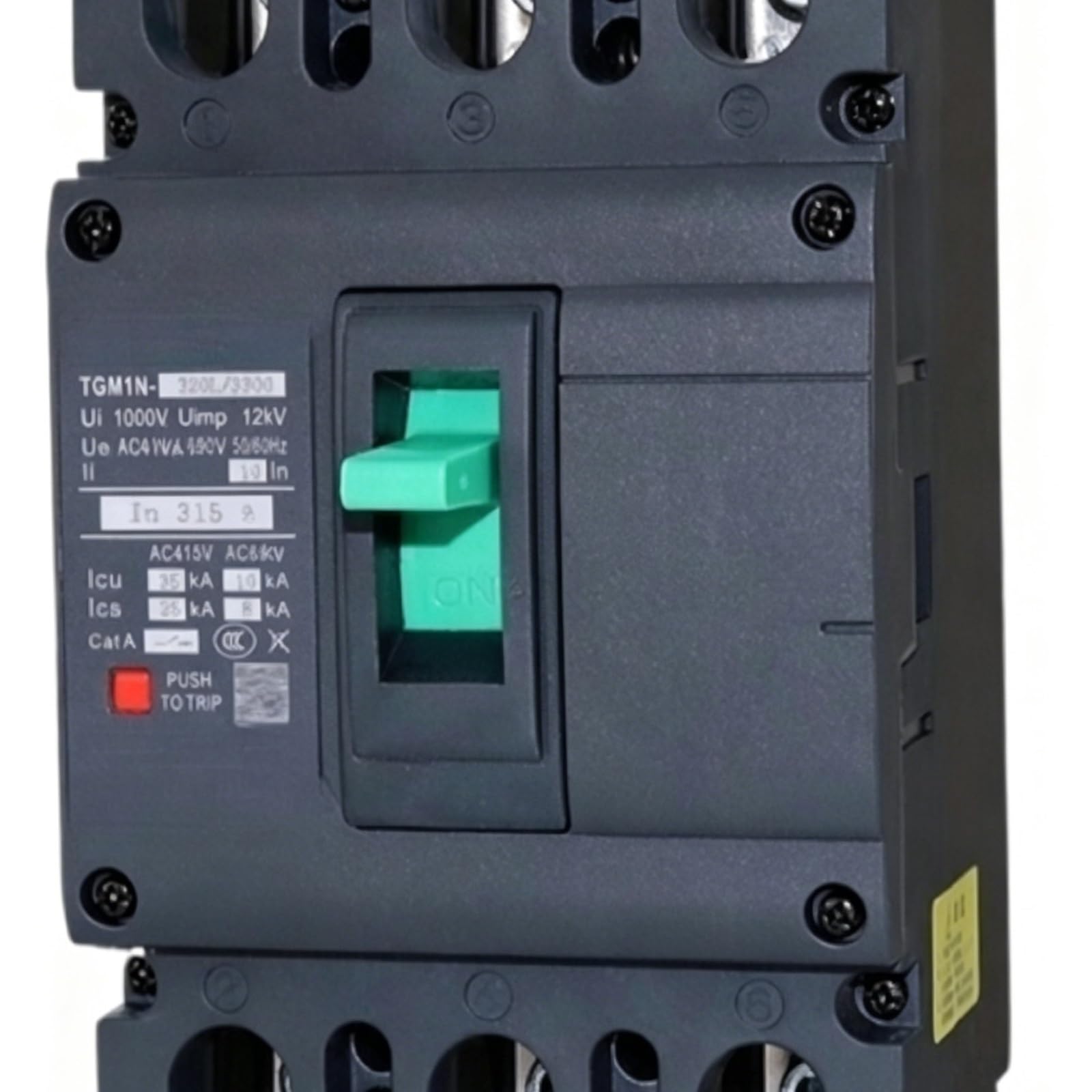 Disjoncteur boîtier moulé 320A avec interrupteur pneumatique 3P anti court-circuit