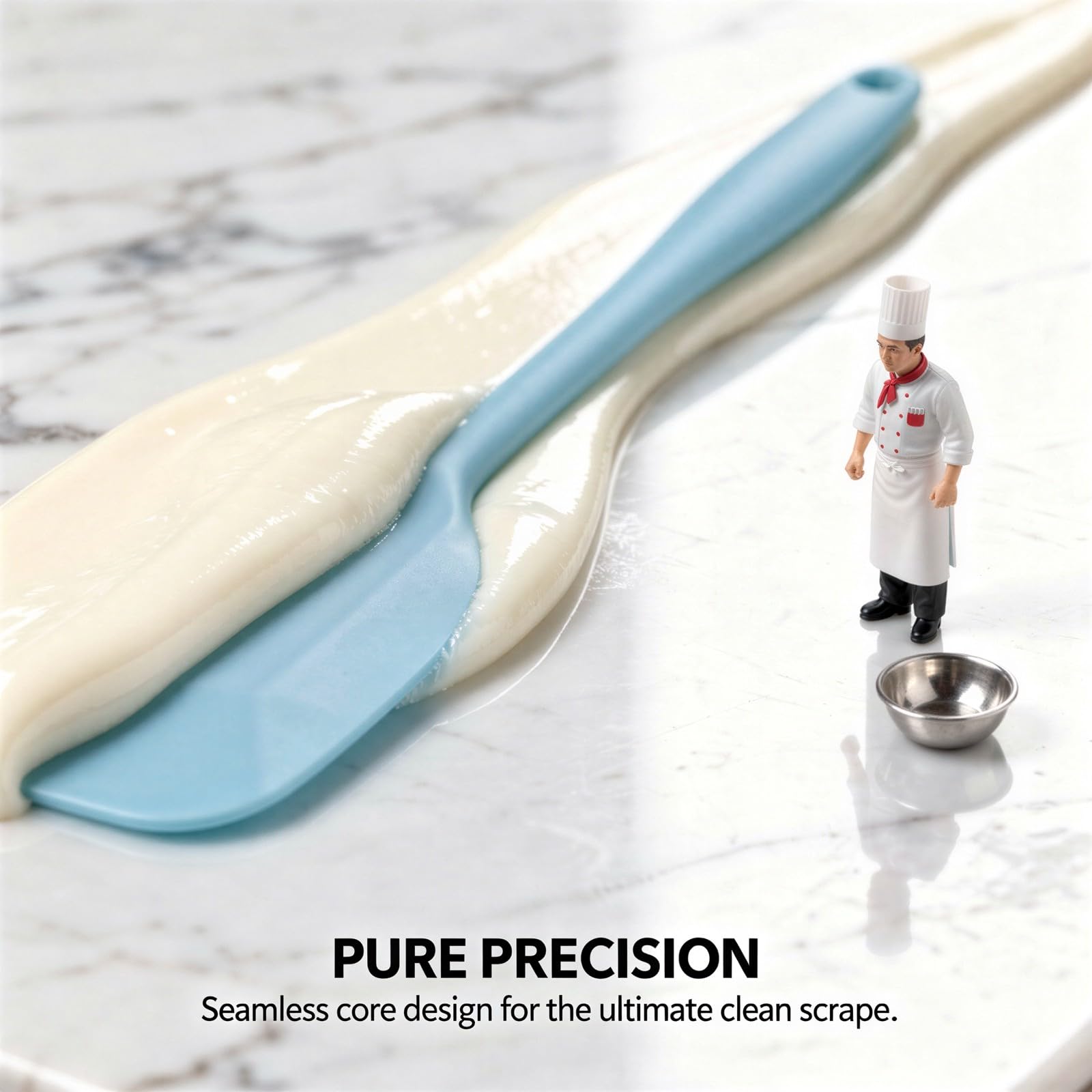 Lot de 24 mini spatules en silicone, 6 couleurs, résistent à 500 ℉, noyau en acier inoxydable, spatule de cuisine souple et antiadhésive pour pâtisserie, cuisson, mélange et service
