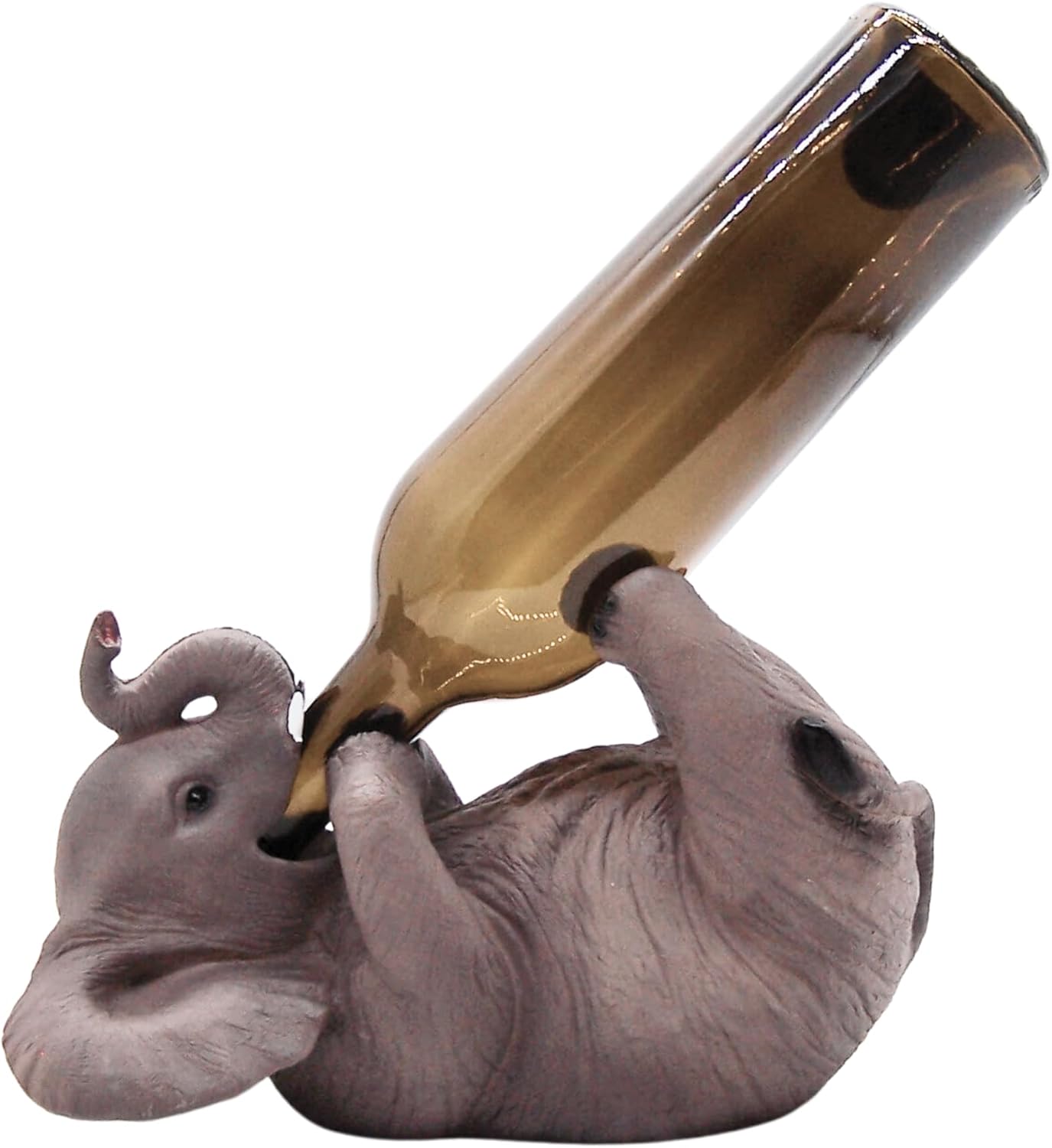Elephant Wine Bottle Holder, Nature Themed Accessory
