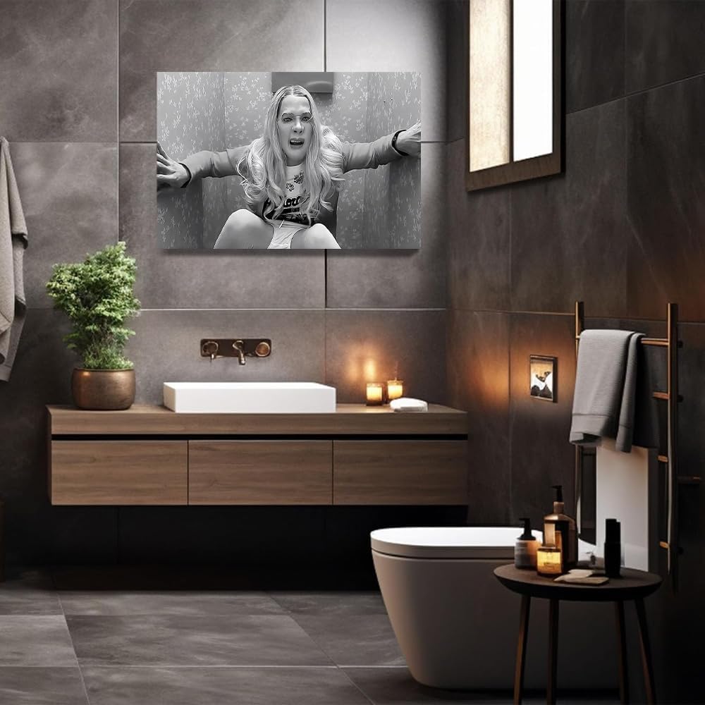 Black and White Comedy Movie Poster Canvas Wall Art