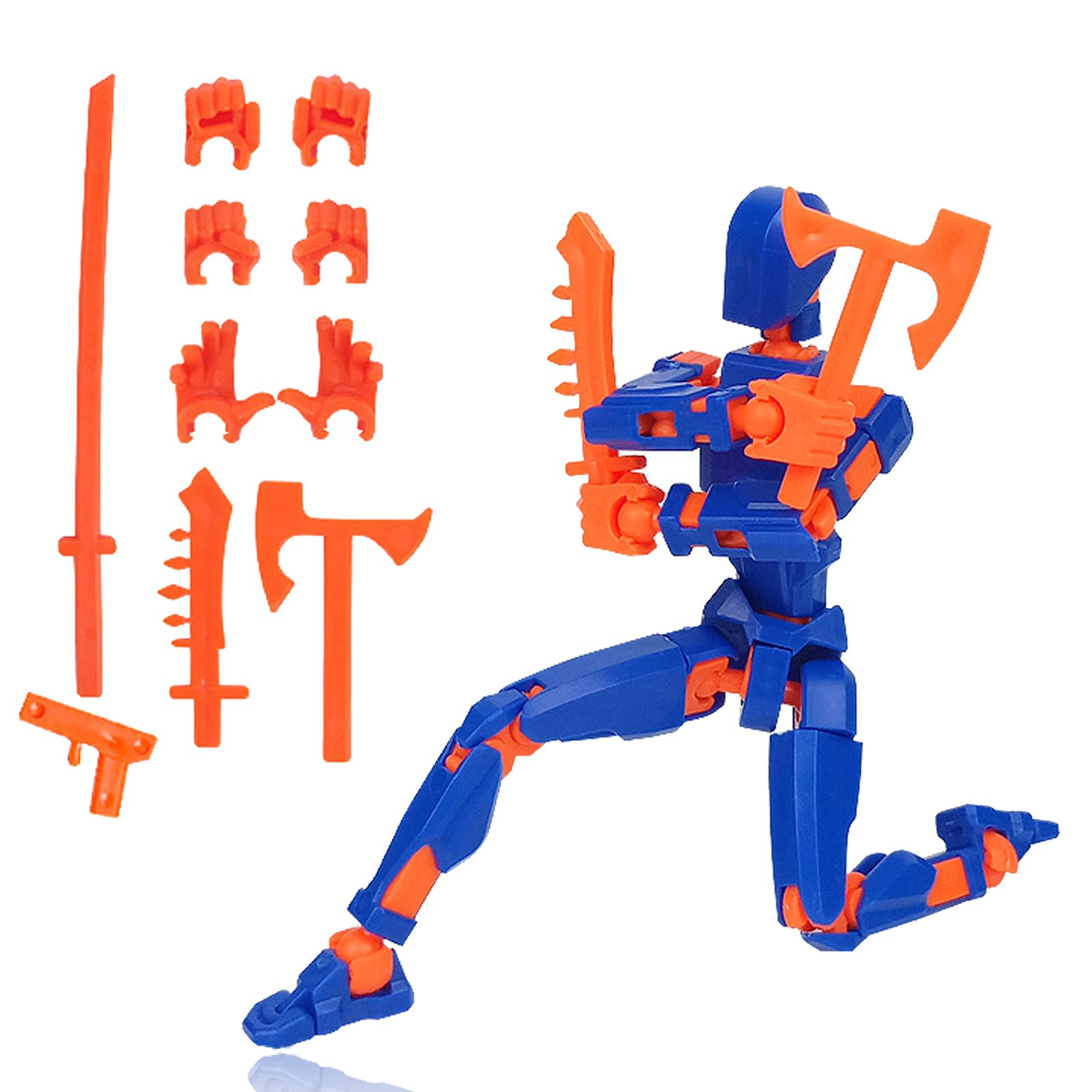 T13 Action Figure 3D Titans 13 Figure Multi-Jointed Movable ，The