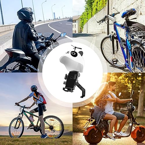 Suporte para telefone celular | Suporte guiador à prova choque com viseira solar,Acessórios motocicl