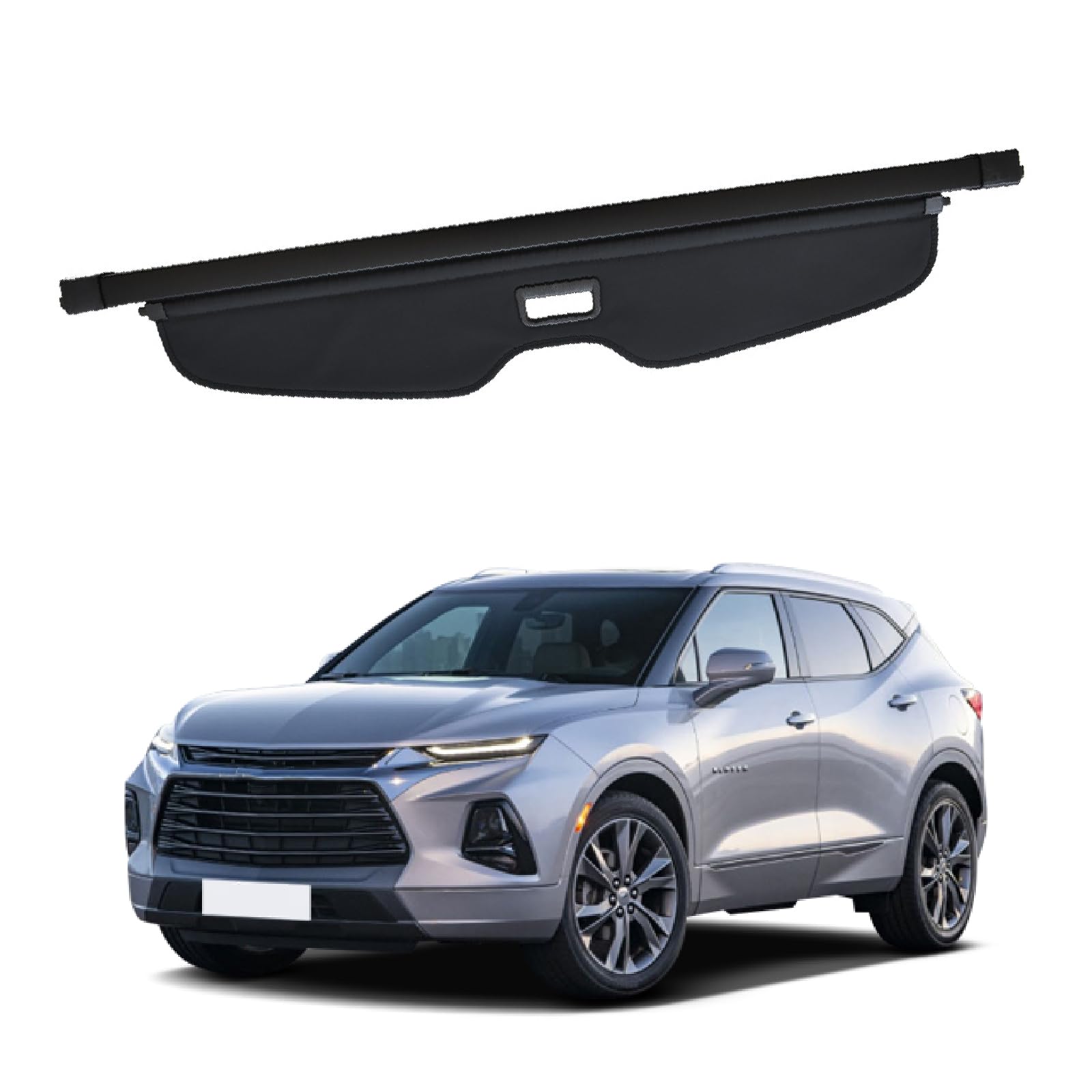 Car Retractable Cargo Cover Rear Trunk Luggage Organizers Security Shade Shield Curtain for Chevy Chevrolet Blazer 2020 2021
