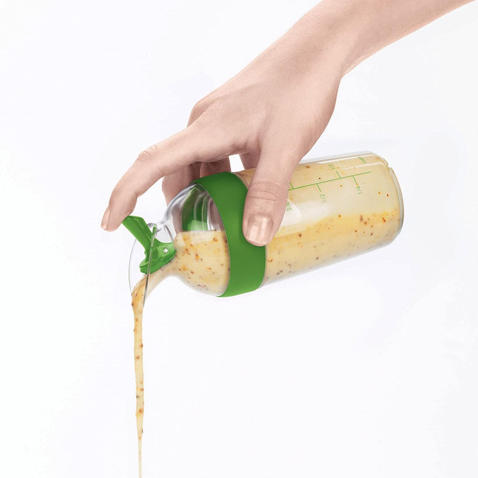 perfk 3x Condimenti per per Insalate Shaker Tazza Contenitore Salse Mixer Succo Bottia di Miscela Facile Da 8.4