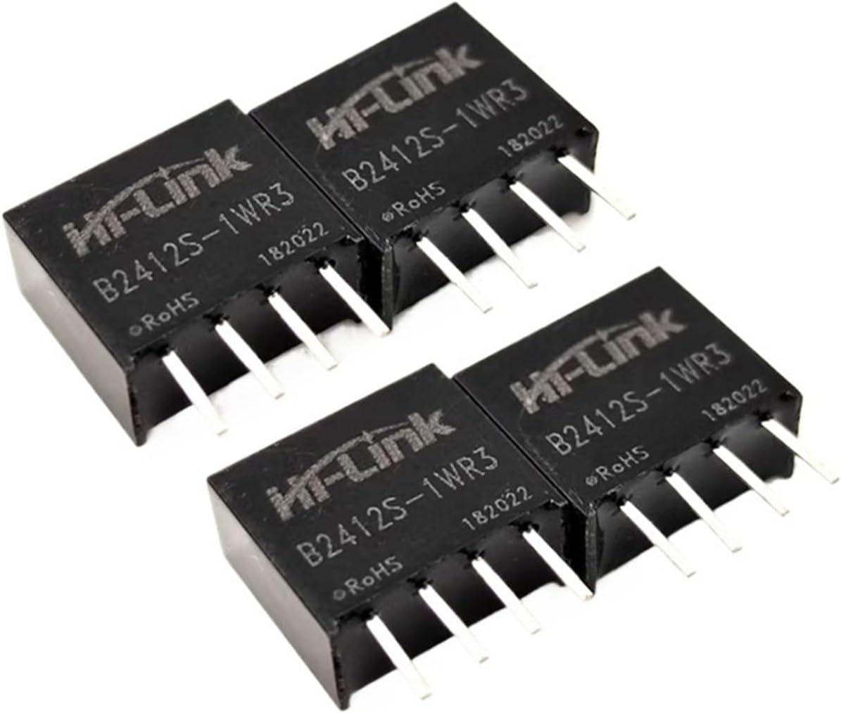 50pcs/lot B2412S-1WR3 1W 24V to 12V 84mA DC DC Power Supply Intelligent Module Home in Stock