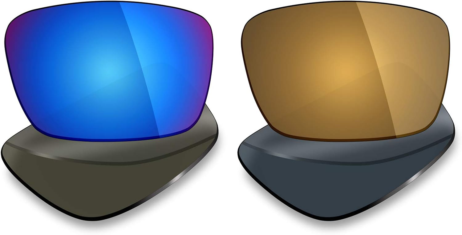 Mryok 2 Pair Polarized Replacement Lenses for Oakley Fuel Cell Sunglass - Options