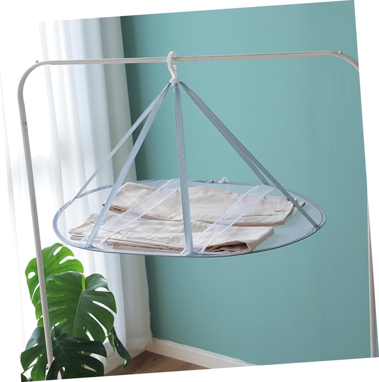 balacoo 3pcs Clothes Drying Basket Socks Tuck Net Household Clothes Drying Hangers Sweater Hangers for Home Laundry Organization