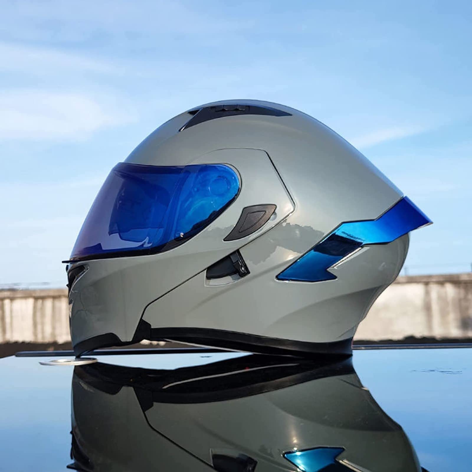 Casque Homologué Ece Dot Blanc Casque Moto Bluetooth Modulable - Autonomie 88h, Étanche, Visière Double, Taille L - Pour Hommes Et Femmes Casque Modulable Autonome 88h Casque Homologué Ece Dot Blanc Casque Moto Bluetooth Modulable - Autonomie 88h, Étanche, Visière Double, Taille L - Pour Hommes Et Femmes Casque Modulable Autonome 88h