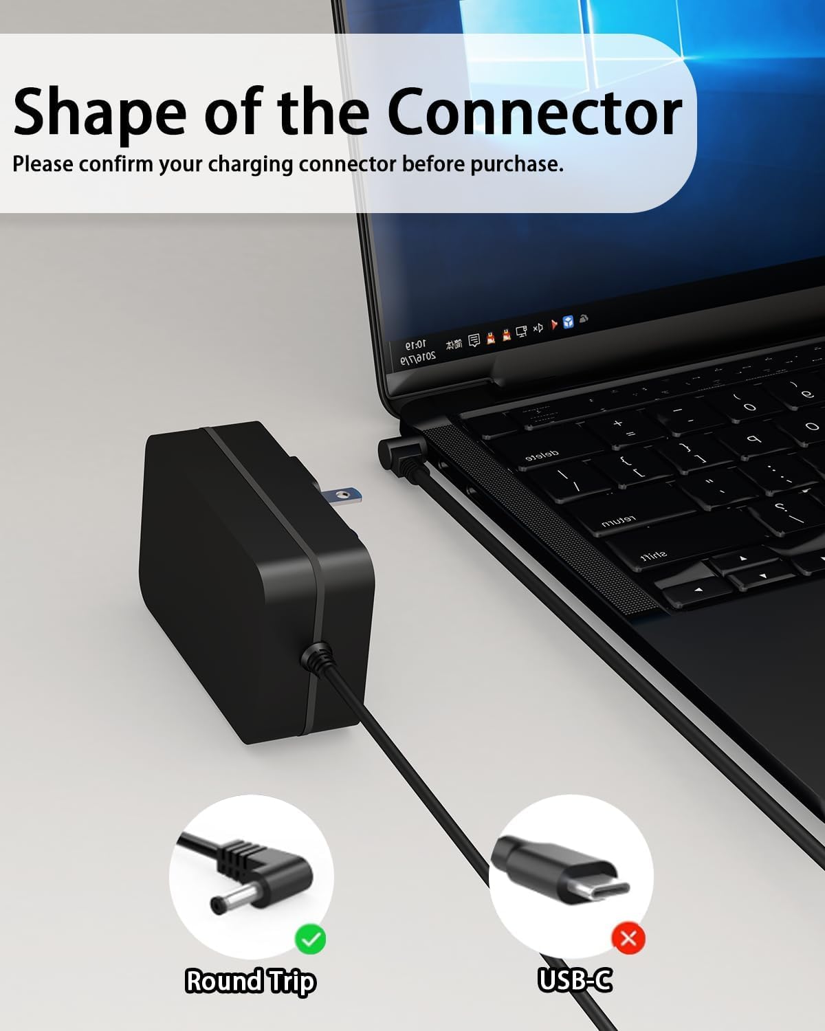 24W 12V 2A Charger for Gateway Ultra Slim GWTN141 GWTN141-5 GWTN116-1 GWTC116-1 GWTN141-1 EVOO EV-C-116-5 EV-C-116-6 N11SP3 TEV-C-116-1 EV-C-116-7 WAC024WVZ12V saw30-120-2000u