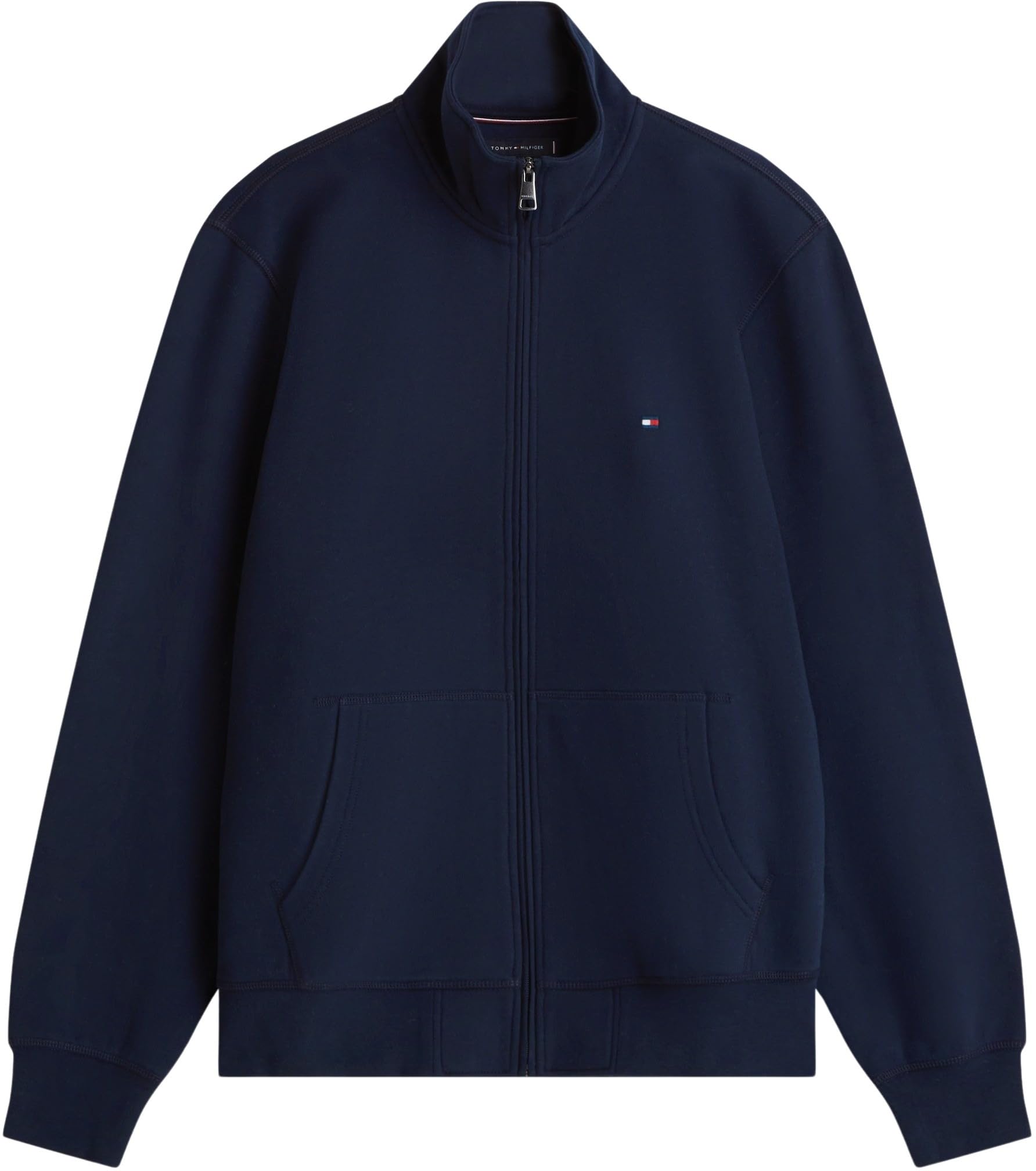 Tommy Hilfiger Bluza z zamkiem błyskawicznym Mężczyźni Essential Fleece Stand Collar Mw0mw41759