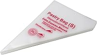 Yueton 100-Pack Non-Slip Disposable Piping Bags - Tipless Pastry Bags for Cake Decorating, Cupcakes, Cookies & Royal Icing