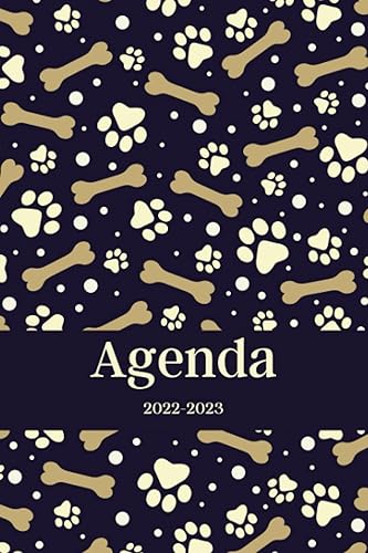 Agenda 2022-2023: Regalo per Gli Amanti dei Cani, Studenti Veterinari, Veterinario, Calendario 22- 23, Pianificatore Agenda Settimanale Mensile