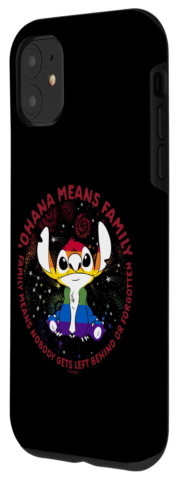 iPhone 11 Disney Lilo & Stitch Pride Stitch Ohana Means Family Case