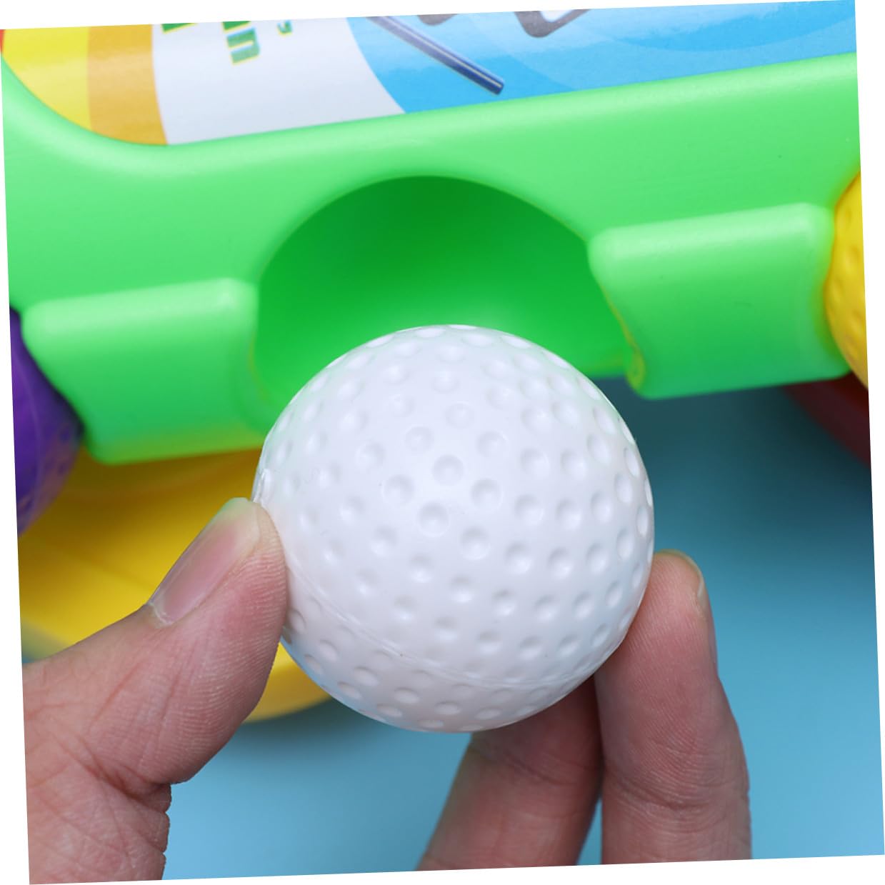 Set da Golf per Bambini Verde Plastica 2 Set Gioco | Uso Indoor e Outdoor, Leggero e Portatile, Attività Genitore-figlio per Toddler e Bambini
