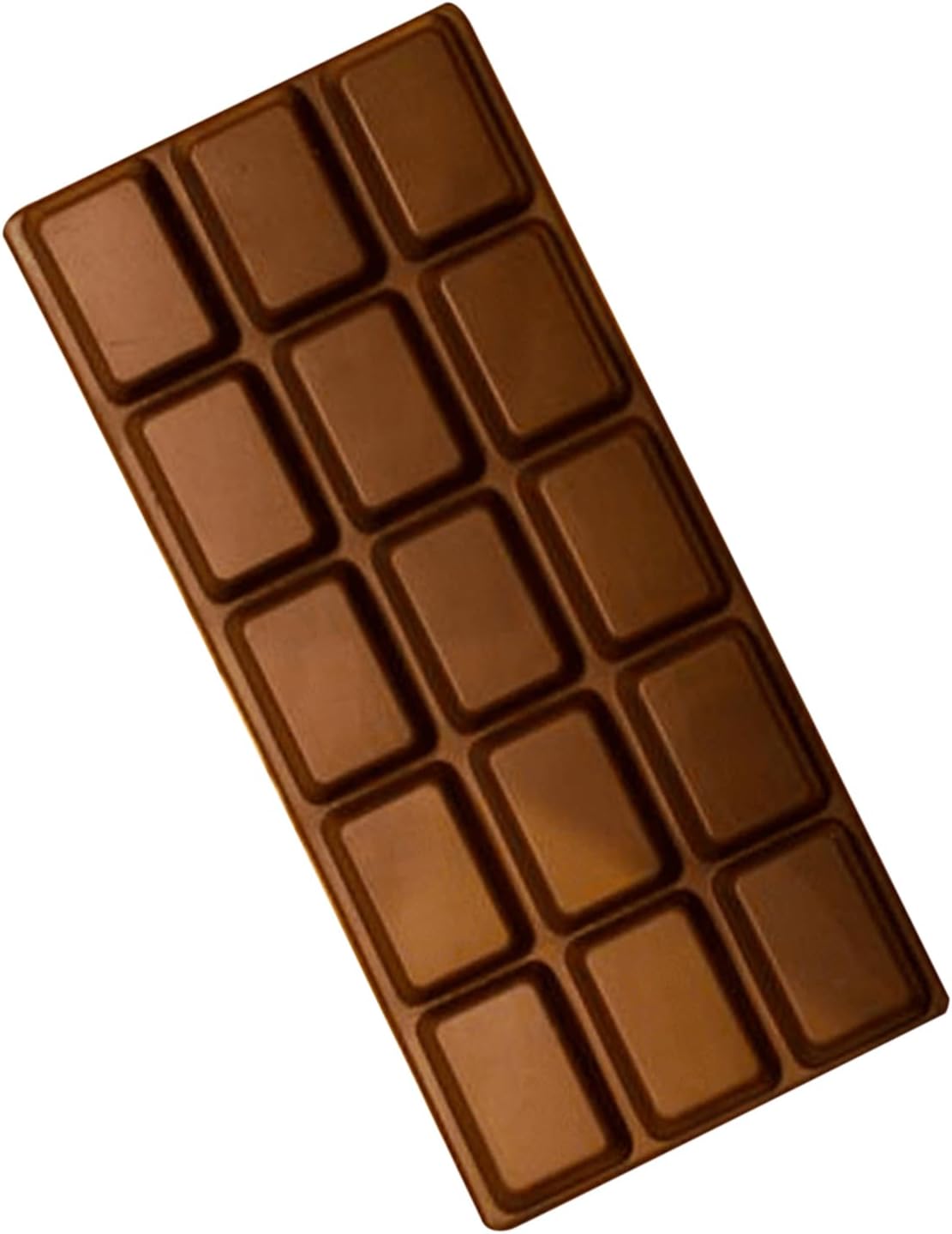 Chocolate Anti-Stress Toy, 7 x 16 cm Silicone Chocolate Squishys, Realistic Slow Growth Squishys Sensory Stress Relief Toys, Chocolates Fidget Squeeze Toys Manual Exercise