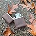 Leather Lighter Case Compatible Zippo Classic Size - Lighter Cover and Pouch for Zippo Top Grain Leather Pouch in Dark Brown