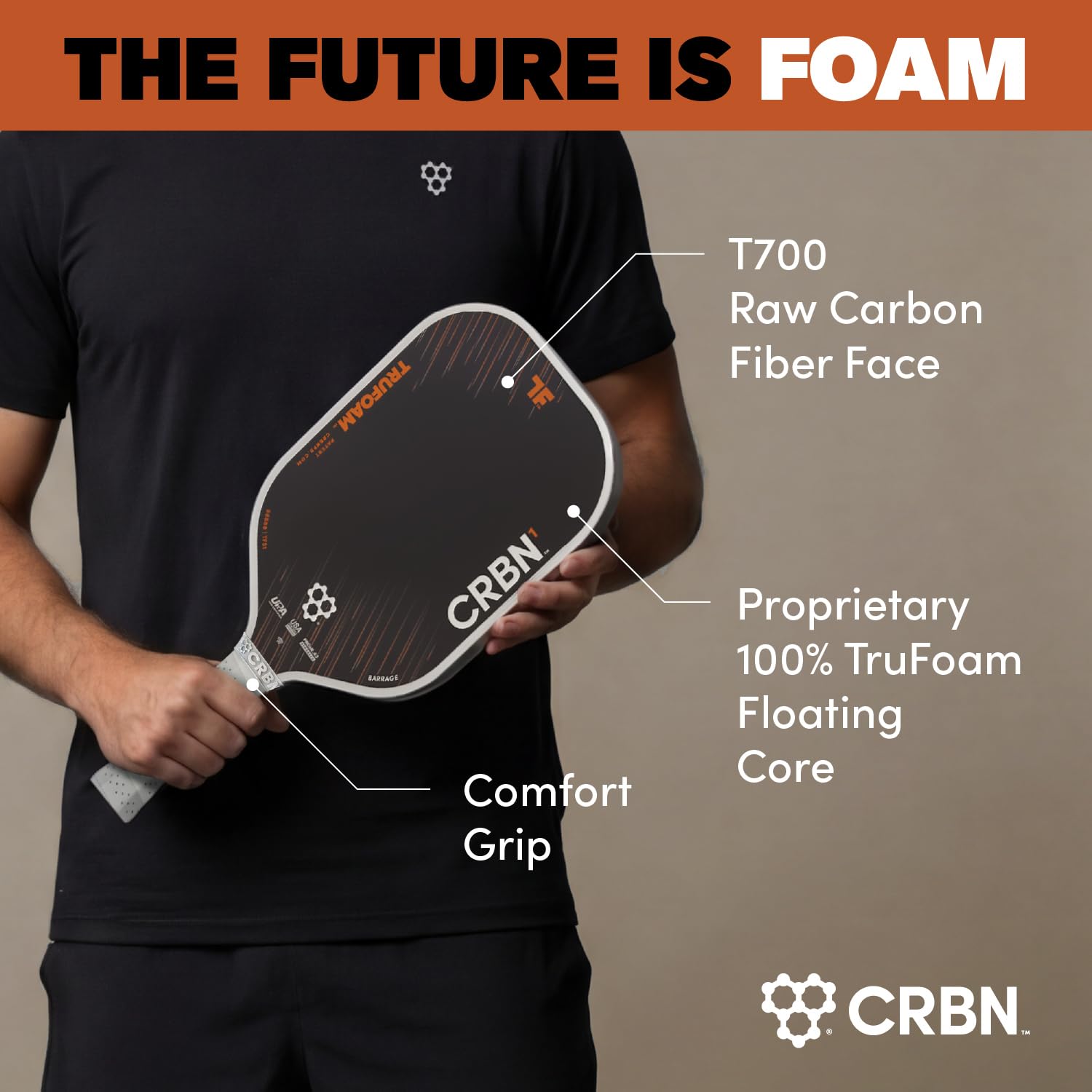 Amazon | CRBN ピックルボール TruFoam Barrage 1 ピックルボール