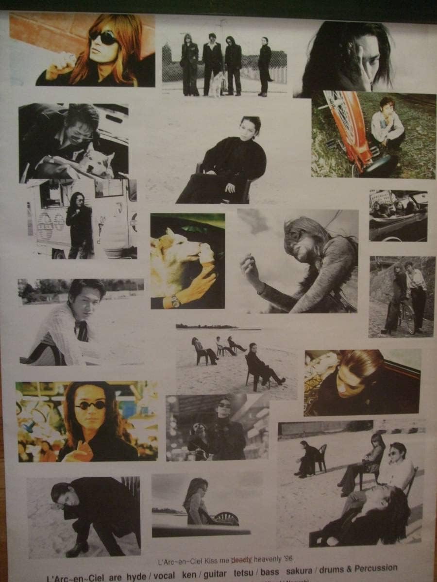 L'ARC-EN-CIEL ラルクアンシェル 1996年のB2ポスター 超 L'Arc en Ciel