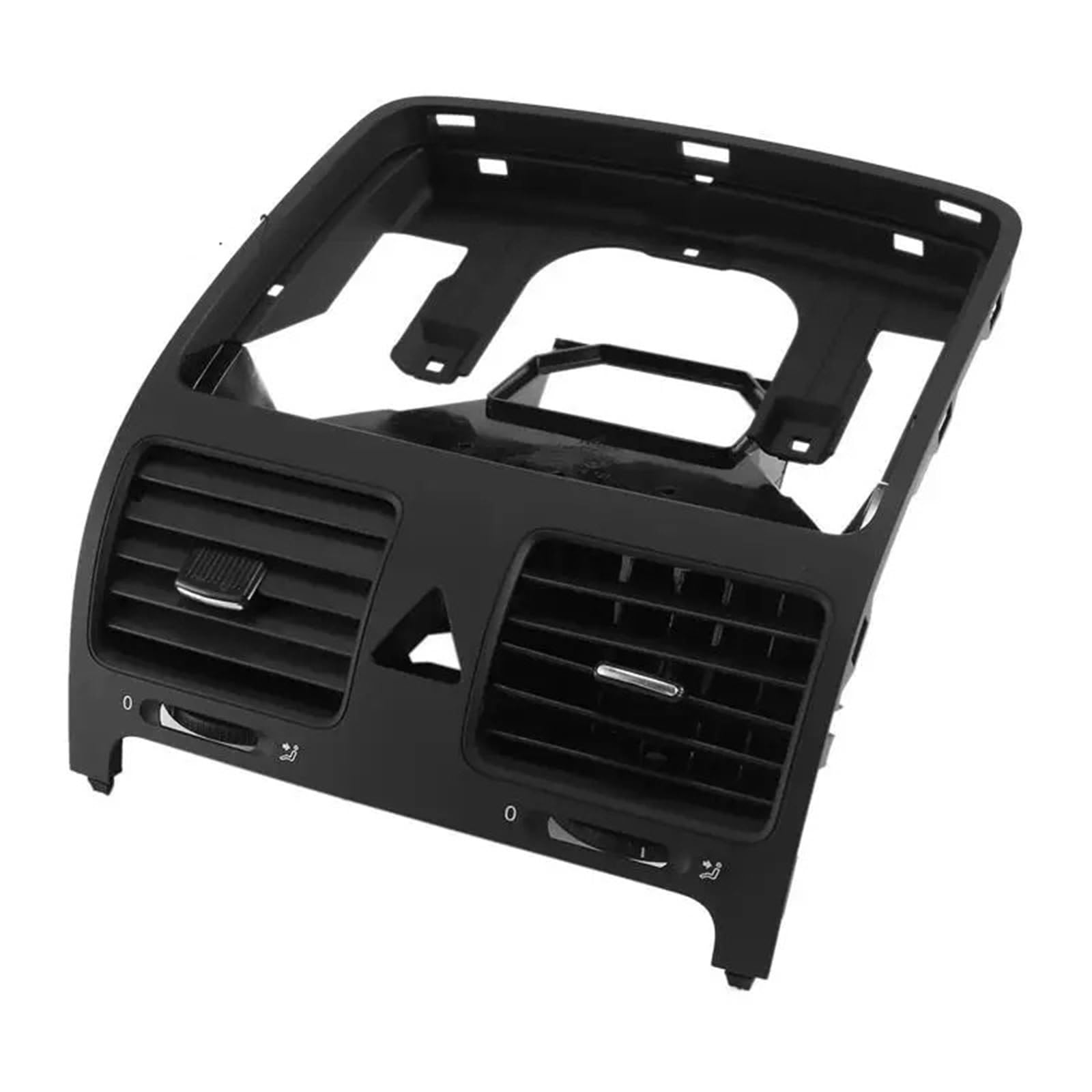 Front Center Dash Air Conditioner Outlet Cover 1K0819728F Fit For VW Jetta Golf GTI MK5 2006-2010 1K0-819-728-H-1QB Interior Dash Air Vent Cover