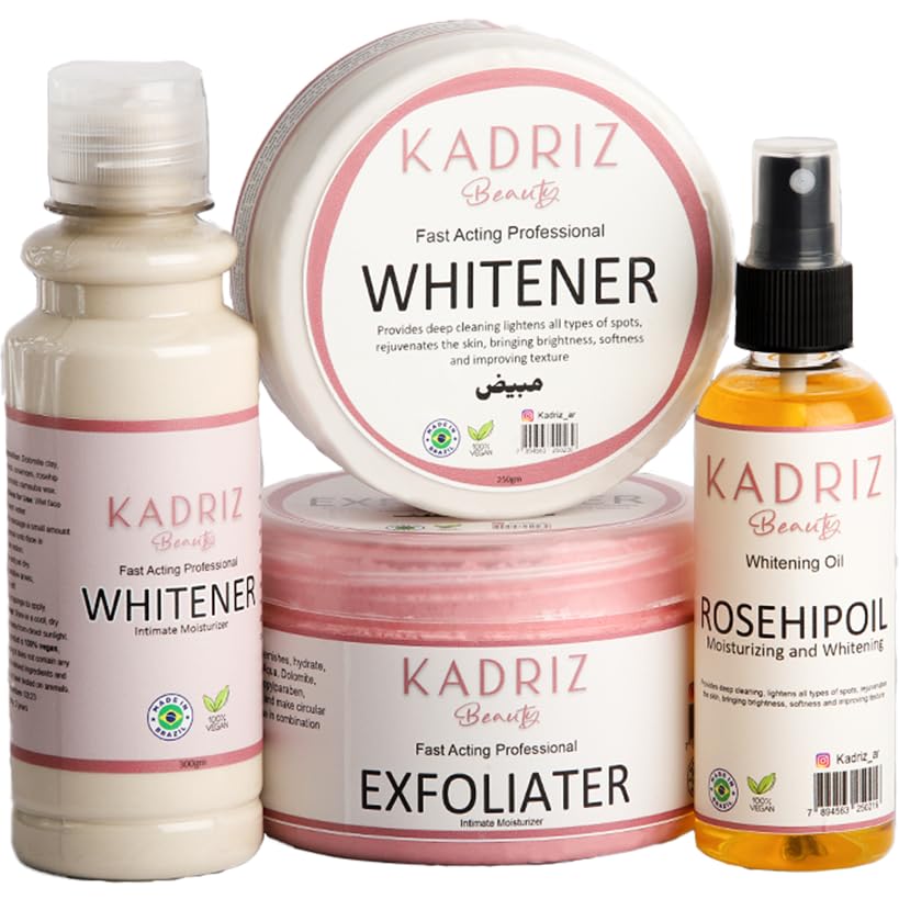 KADRIZ BEAUTYBRAZILIAN WHITENING SET (PINK/WHITE, 30X21X7)