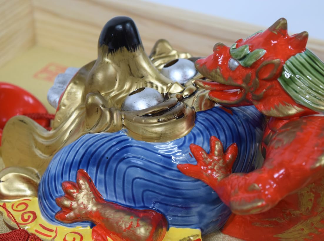 Amazon.co.jp: 小竹美術真作保証□神宮舞楽「蘭陵王」陶製舞楽面額装品