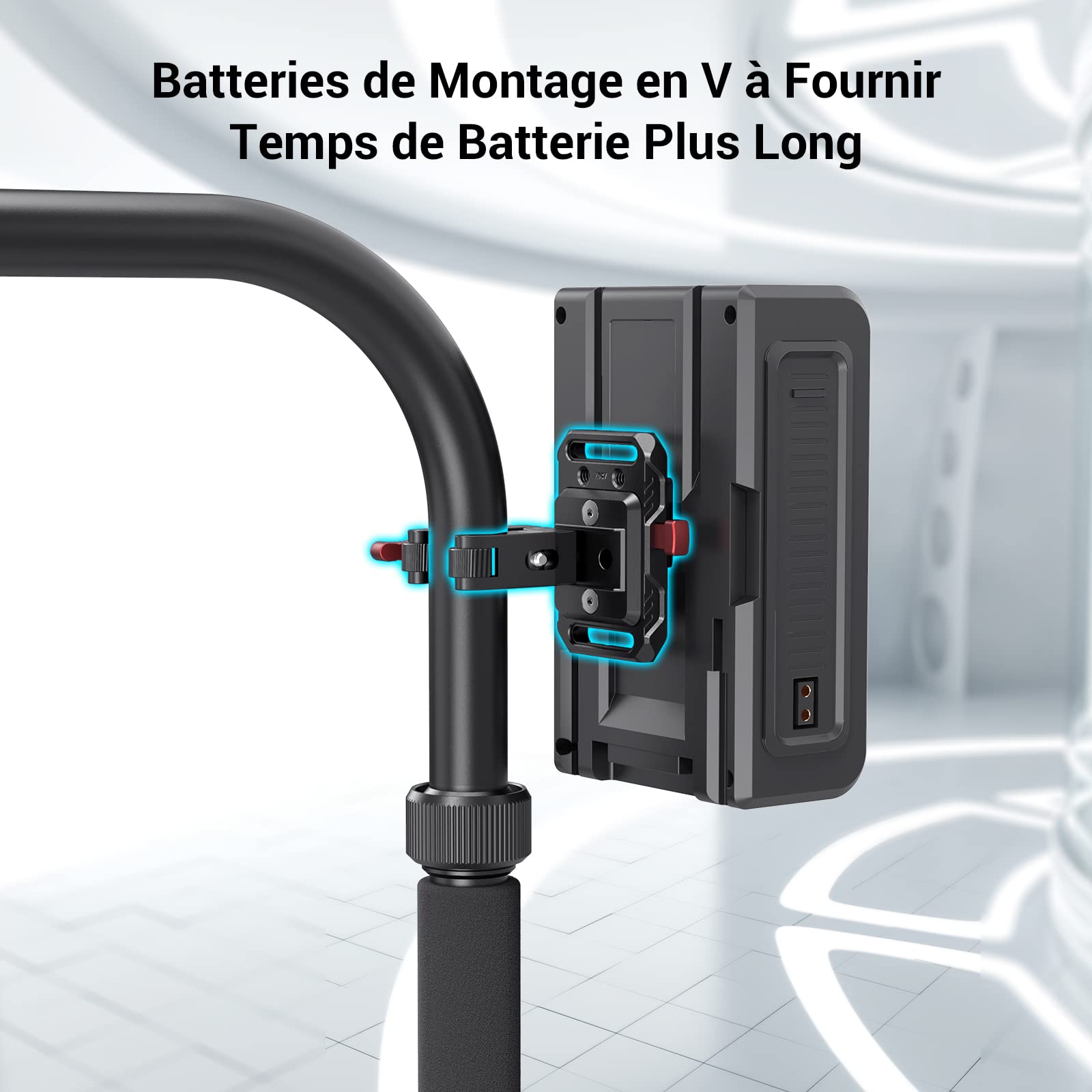 SMALLRIG Mini V Mount Battery Plate avec Super Clamp - 2989