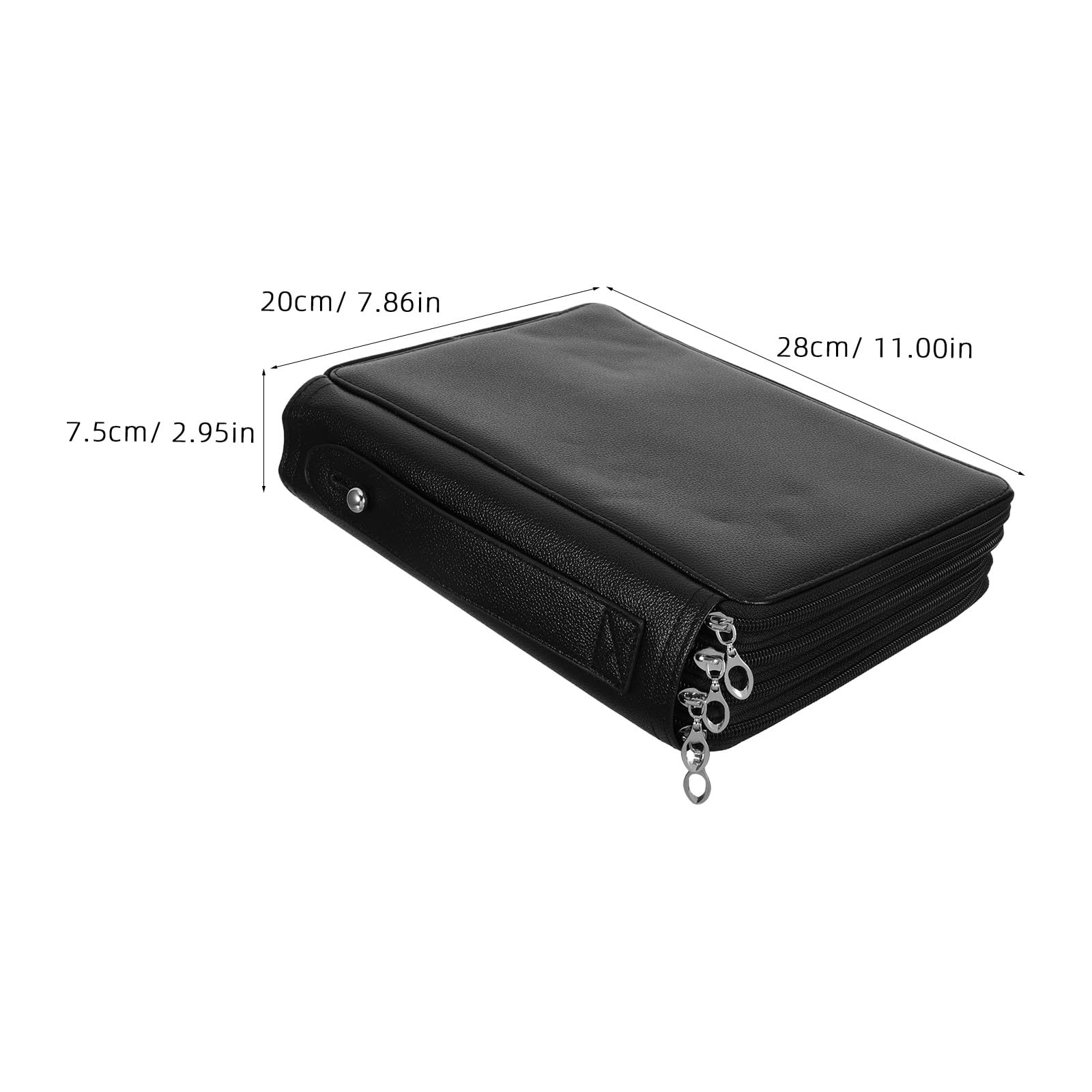 Holibanna Astuccio grande: organizer per matite colorate da 200 scomparti, astuccio con cerniera di grande capacità per articoli artistici, portapenne a 4 strati con maniglia