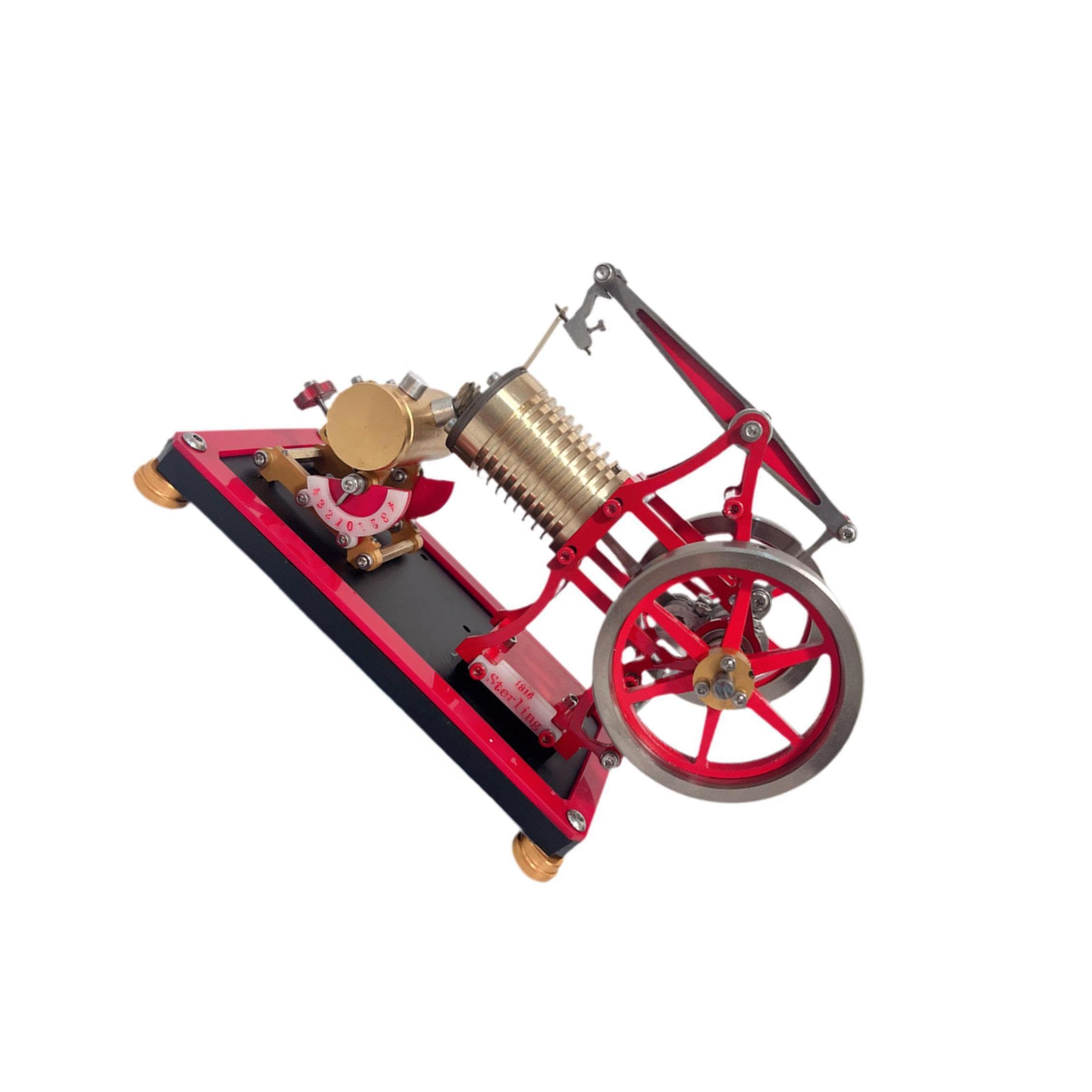 KIOALXZ Juguete educativo para niños con motor de succión de fuego, modelo de experimento científico de física para estudiantes, que fomenta la curiosidad científica y el
