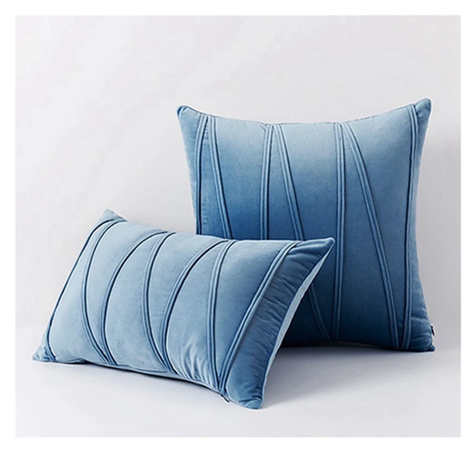 BTGYTTKL Throw Pillowcase 2PCS Decorative Plush Velvet Throw Pillow Covers