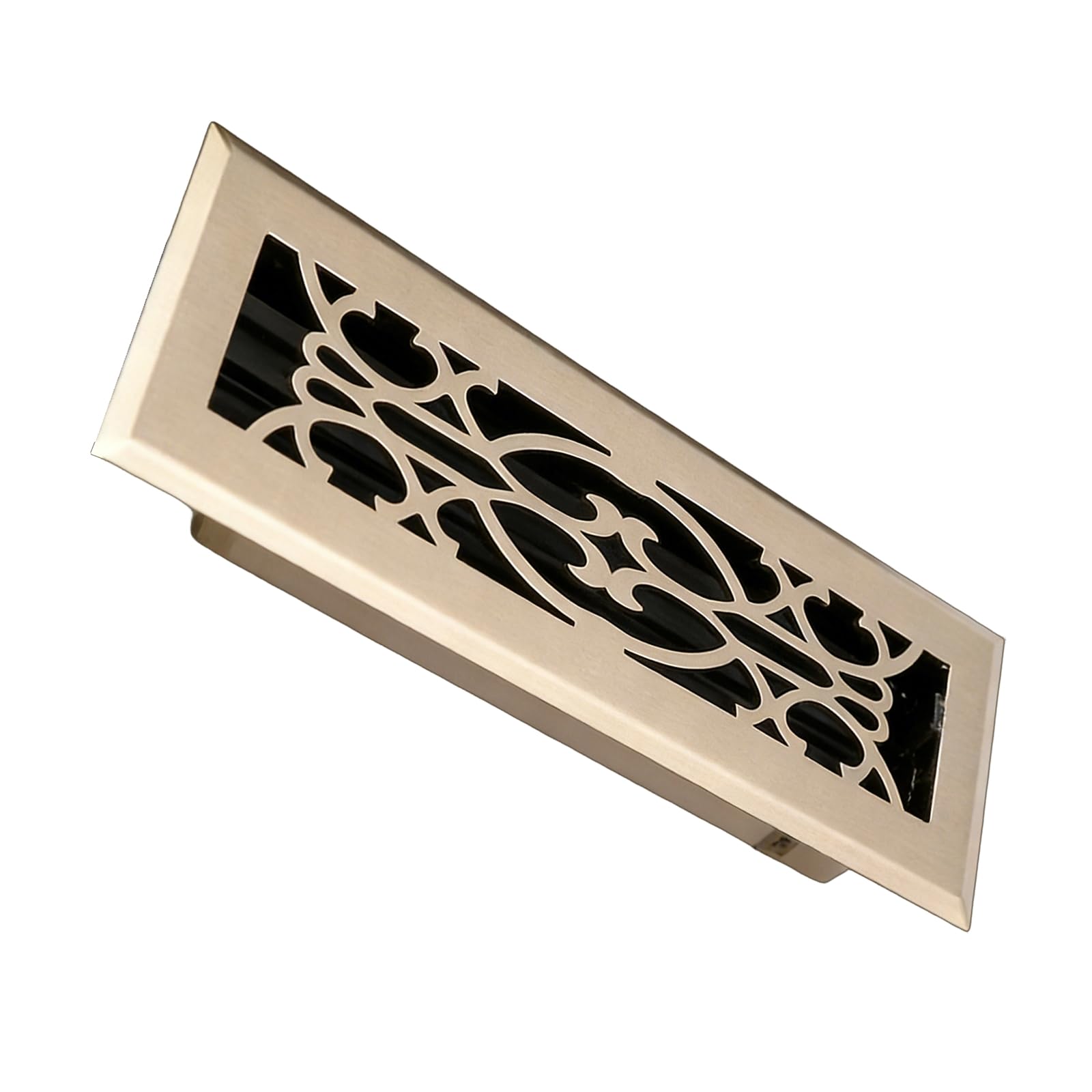 Iron ventilation grille with variable size for improved air distribution in any room. Elegant air register
