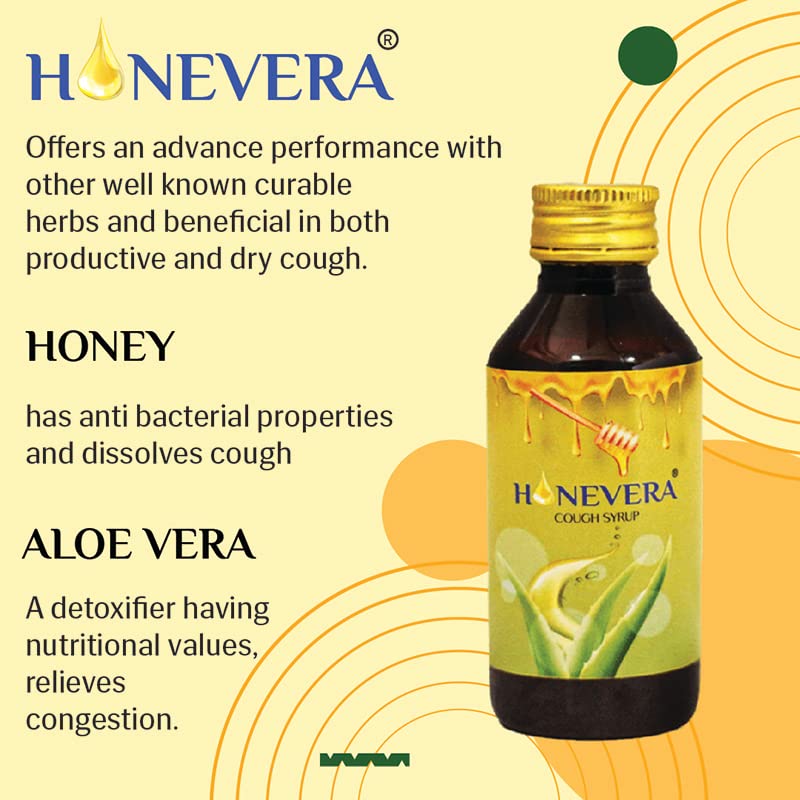 Dry cough, wet cough and honey for sore throat, Ayurvedic cough syrup. 100 ml pack of 2 Dry cough, wet cough and honey for sore throat, Ayurvedic cough syrup. 100 ml pack of 2