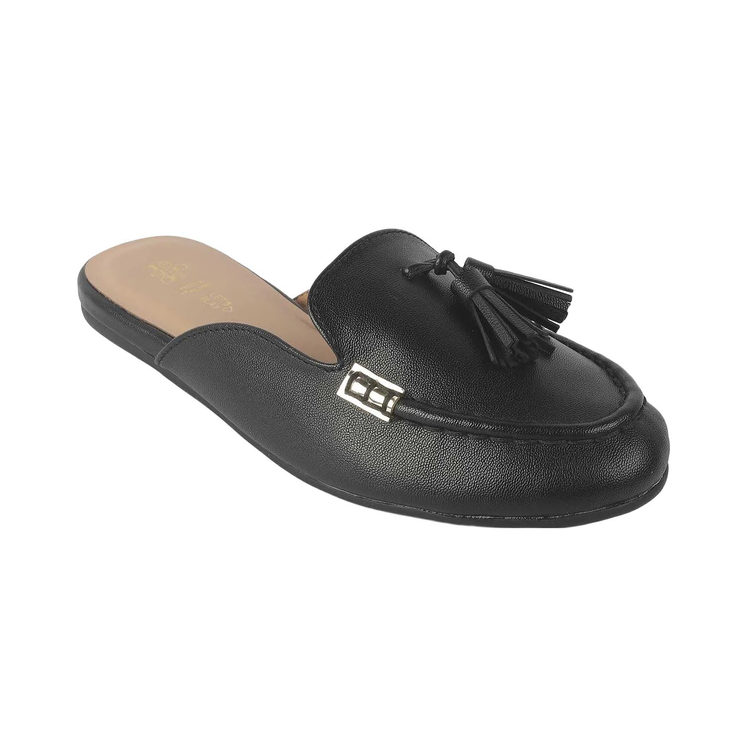 tresmode Amassle Women's Dress Tassel Mules-picture-43