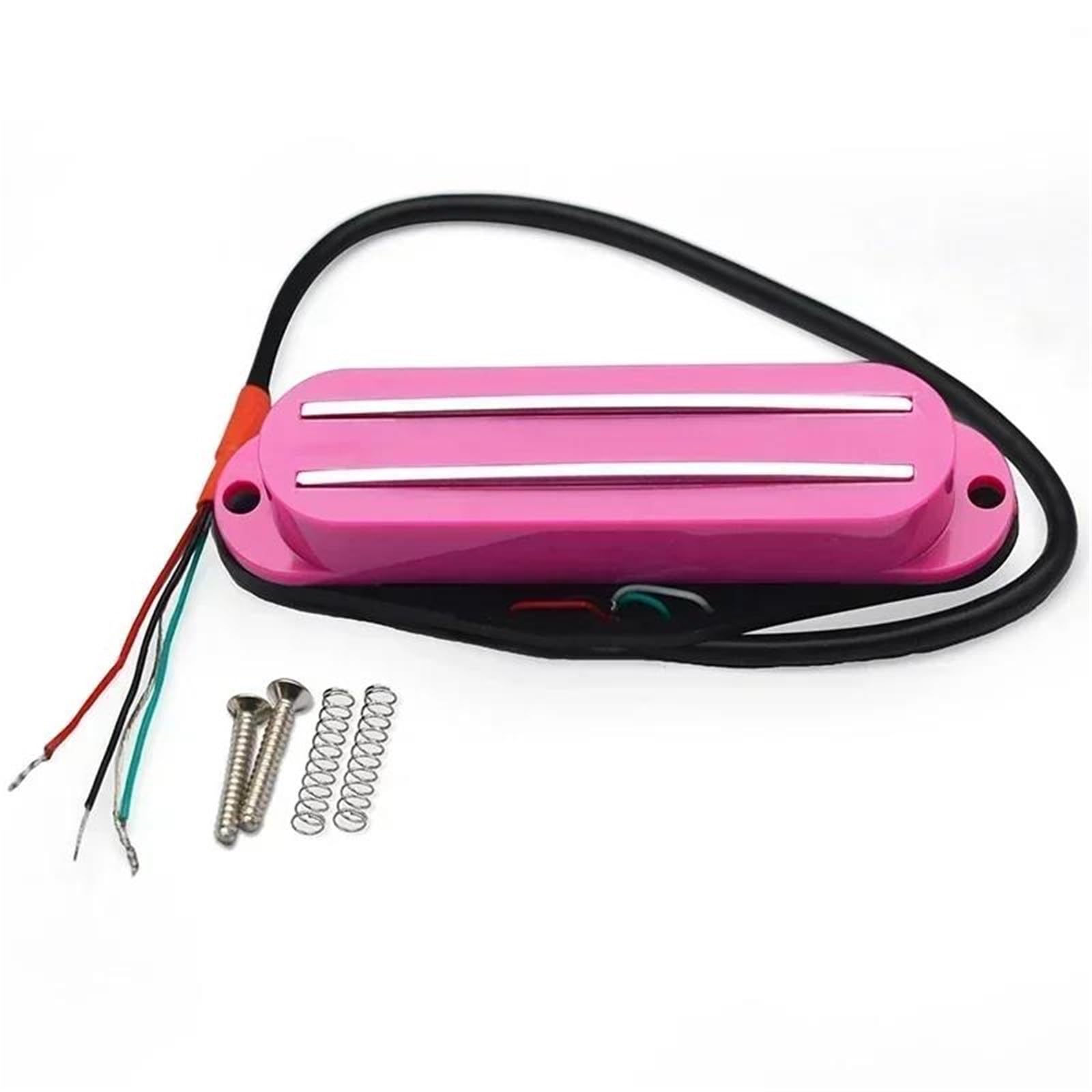 Pastilla para Guitarra Eléctrica ST Style Humbucker Twin Blade Pickup Mini Humbucker Dual Rail Para Reemplazo De Guitarra Eléctrica FD ST Multicolor 9K(Purple)
