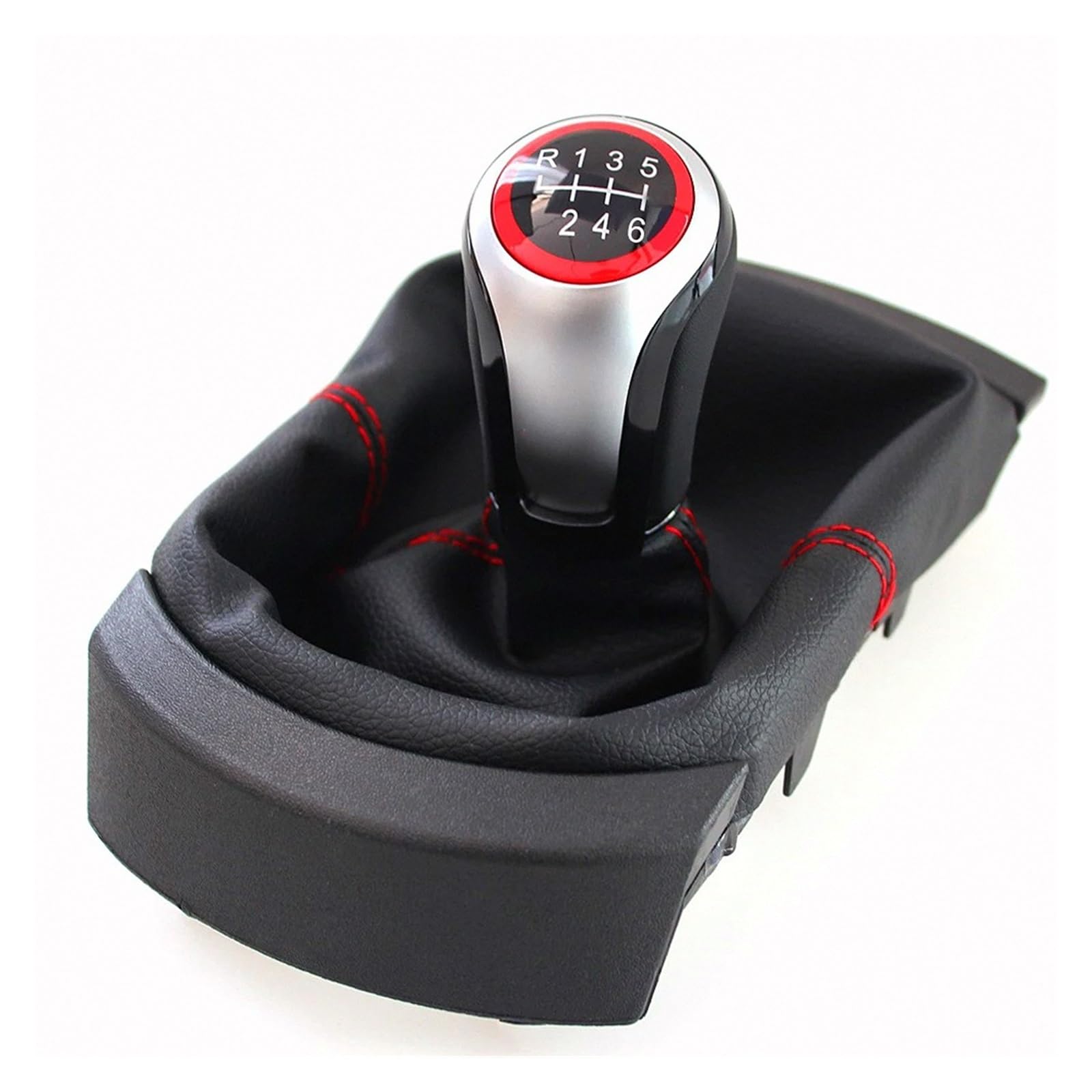 Dbmswzjqfg 6 Speed For Seat Ibiza 2002-2010 Sporty Gear Shifter Knob Black