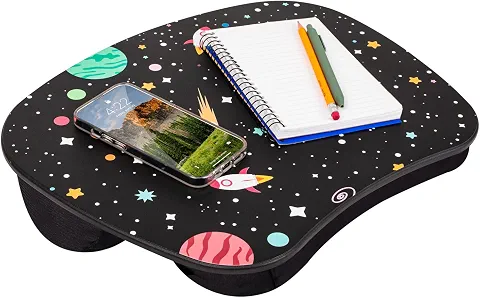 LAPGEAR Mesa de colo portátil MyStyle com almofada - Space Odyssey - Serve para laptops de até 15,6 polegadas - Estilo nº 45337