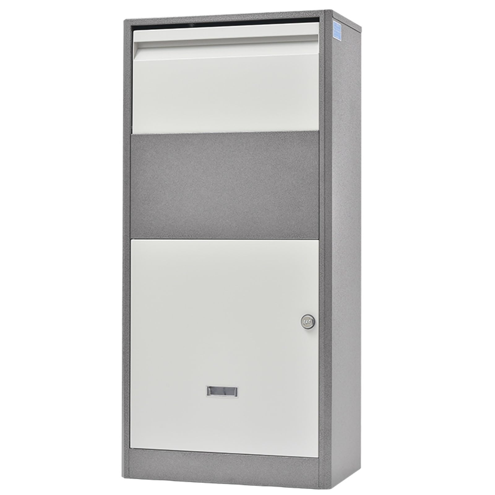 NQNFWCRJ Metal Mailbox with Combination Lock, Standing Outdoor Mailboxes, Waterproof, Home Mailboxes with Shockproof Foam Padding Inside