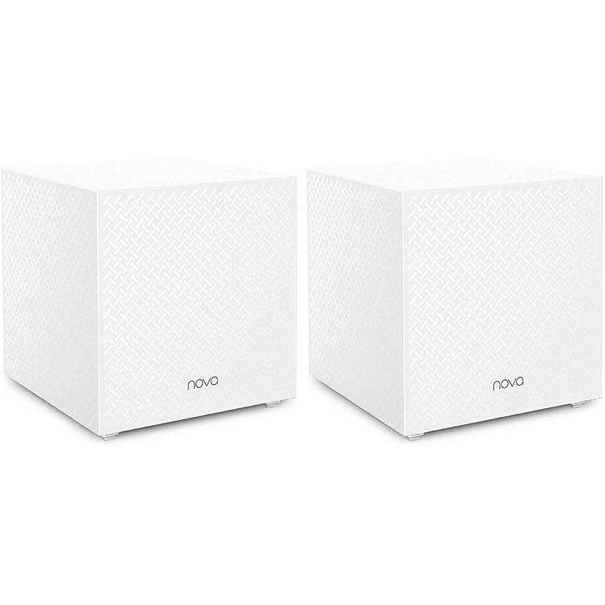 Immagine del prodotto Tenda Nova MW12 Wi-Fi Mesh, Tri-band AC2100, Copertura WiFi fino a 370 MQ, 2 Porte LAN Gigabit, Router e Access Point, Controllo Genitori, Ripetitore Wifi Compatibile con Alexa, Confezione da 2 Pezzi