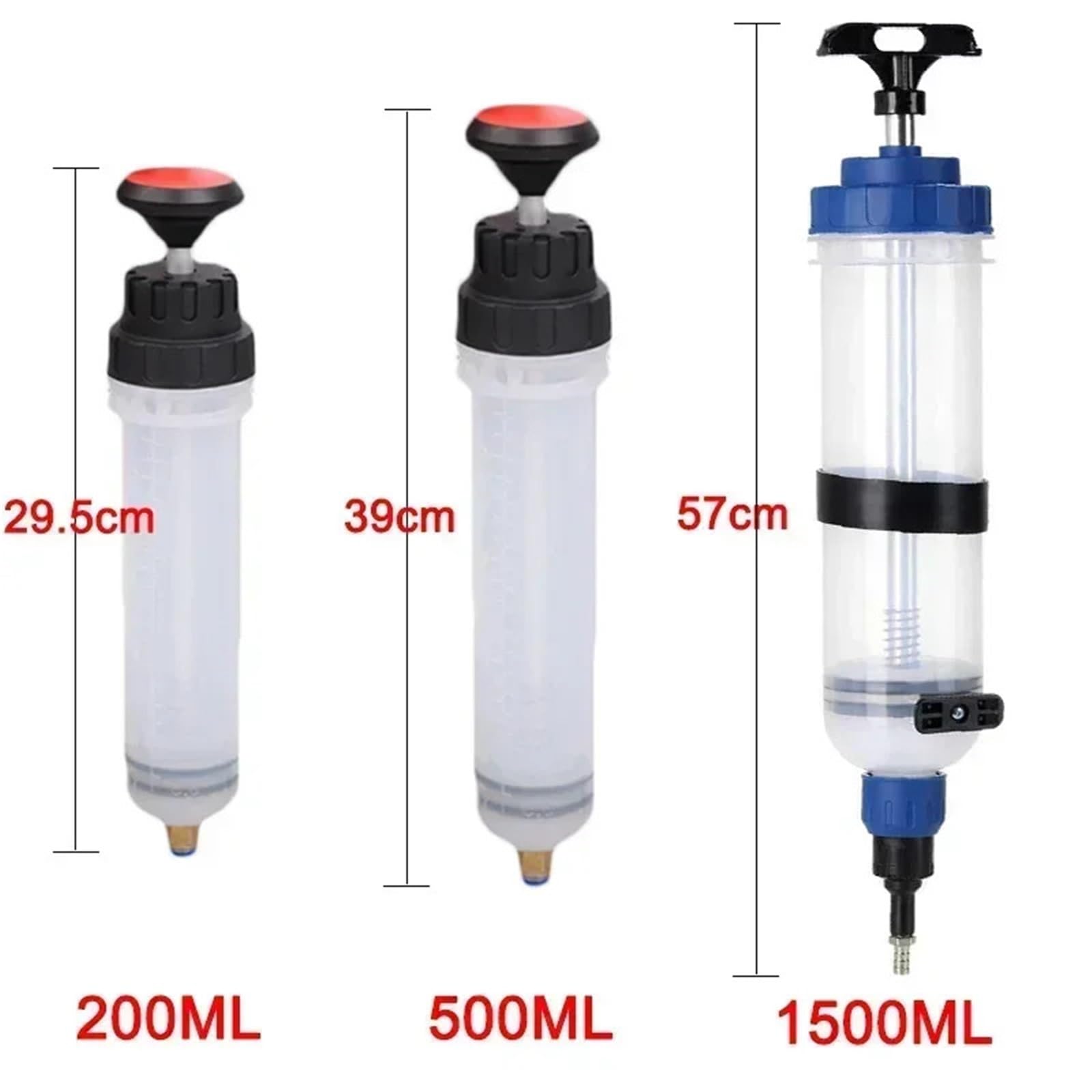Pojemnik na płyn chłodzący Pompa syfonowa do oleju samochodowego, pompa płynu hamulcowego, strzykawkowa, automatyczna ręczna ssąca, próżniowa, paliwowa(1500ML)