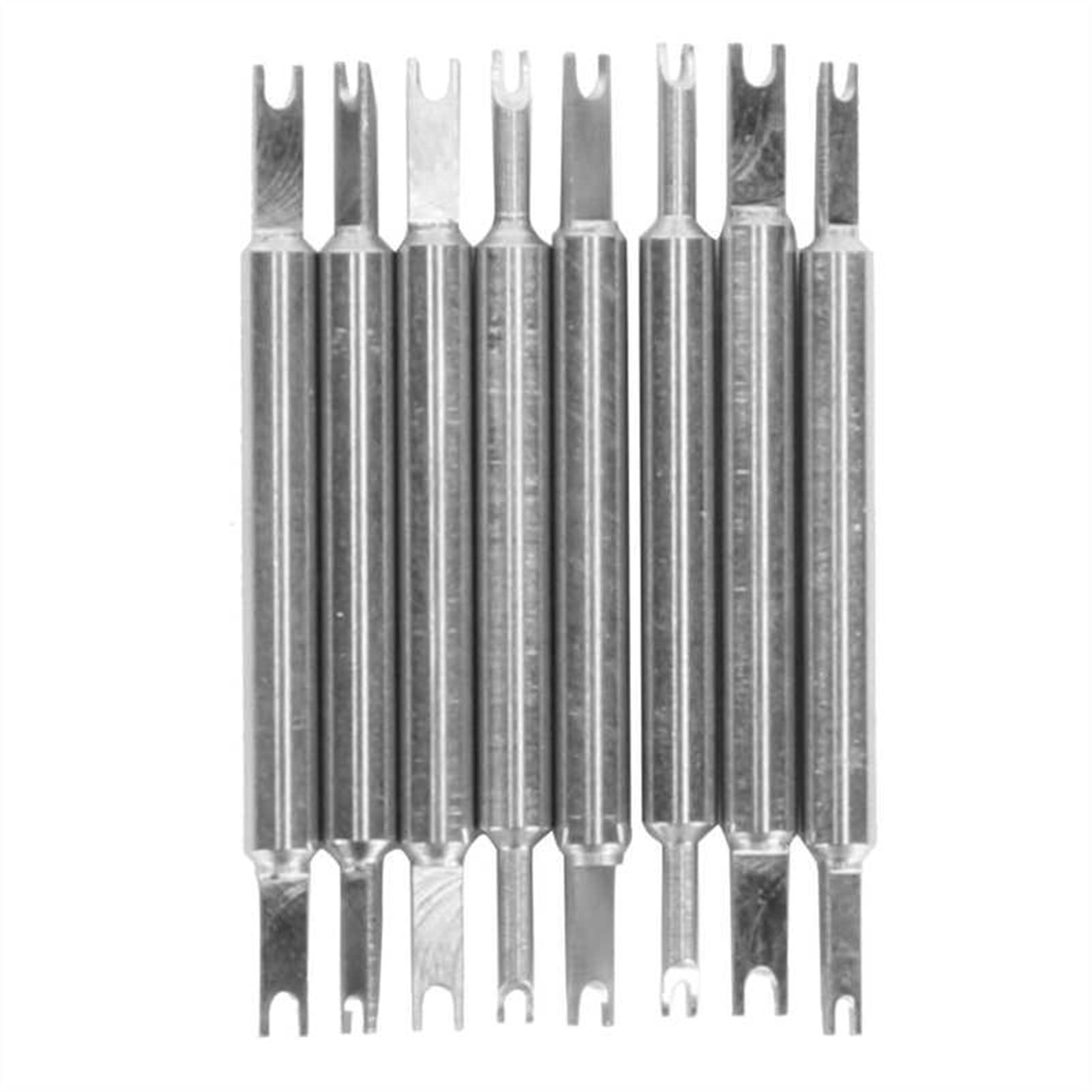 Uhren-Federstegzange, 8-polig, Uhrenarmband-Federsteg-Entferner, Entfernungswerkzeug, Uhrenreparaturwerkzeug für Uhrmacher, Schwarze Uhrenreparaturwerkzeuge