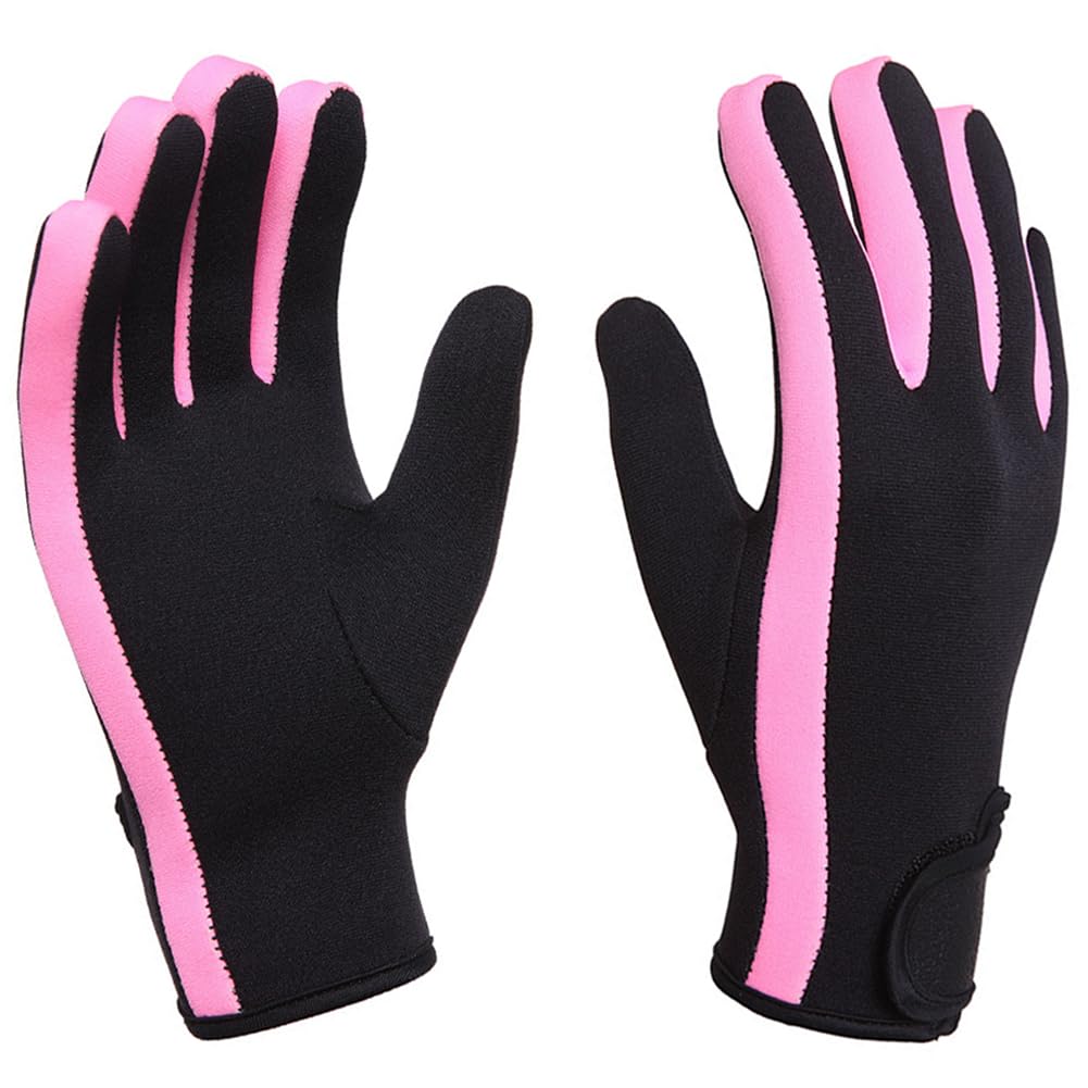 Wetsuit Gloves 3mm Neoprene Anti-slip Thermal Diving Gloves with Adjustable Wrist Strap for Men Women Teens Scuba Diving Snorkeling Kayaking Swimming Surfing Paddling Sailing Fishing Water Sports