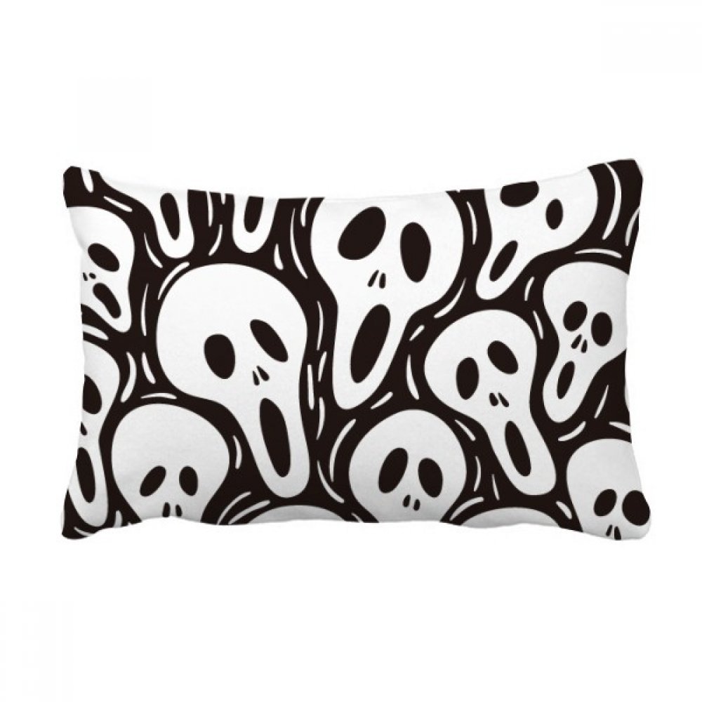 Crâne oreiller lombaire Halloween multicolore 40x60 cm pour canapé