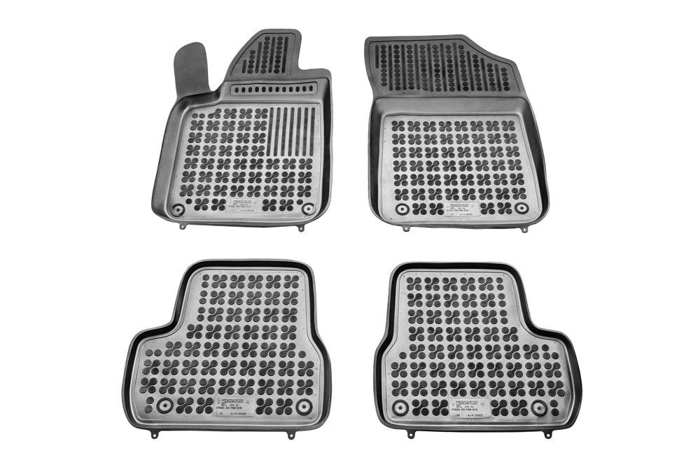 MTM Tappetini Gomma per DS DS3 2010-03.2019 Design a Vaschetta, su Misura con Bordi Rialzati cod. 3D 5327