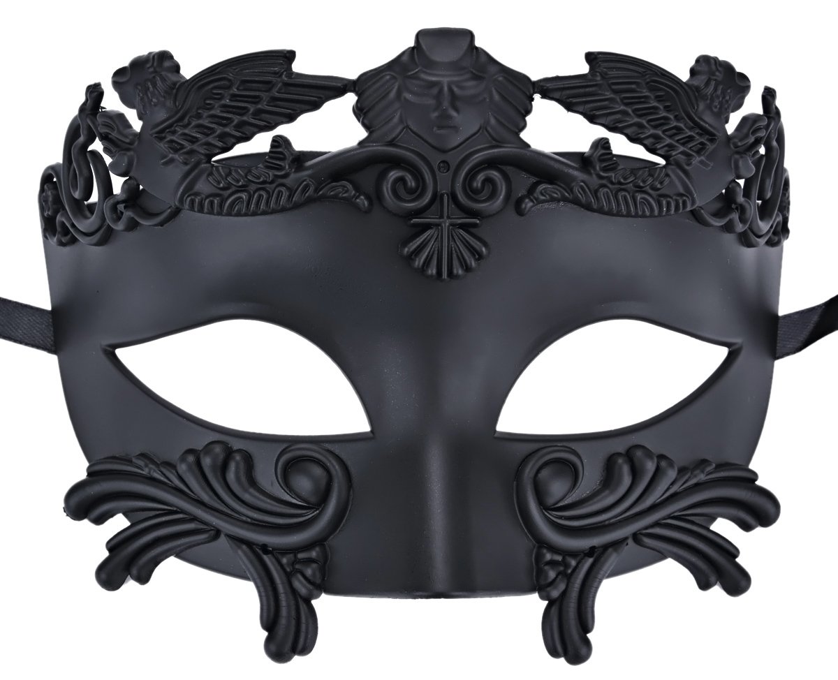 Mens Masquerade Mask Greek Roman Party Mask Mardi Gras Halloween Mask (Steampunk Mask)