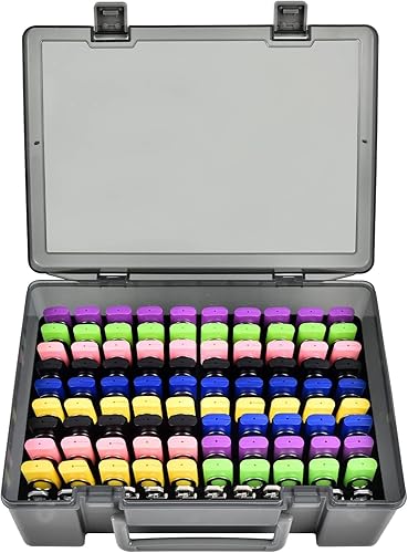 FULLCASE Estuche para unidad flash USB, memoria USB, organizador de almacenamiento de tarjetas SD, capacidad para 104 unidades, soporte de