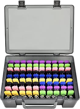 FULLCASE Flash Drive Case USB Memory Stick SD Card Storage Organizer- Holds 104pcs Thumb Drive Electronic Accessories Holder for Sandisk/for Samsung/for Inland/for PNY/for Netac Gray