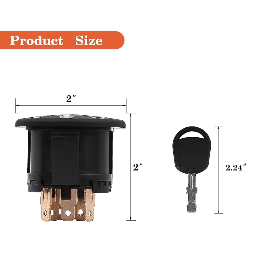 Amazon.com : 532193350 Ignition Switch with Keys 4 Position