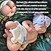 Abenduot 18inch Pascale Girl Full Body Silicone Baby Dolls Can Open Mouth Real Life Anatomically Correct Newborn Girl Dolls