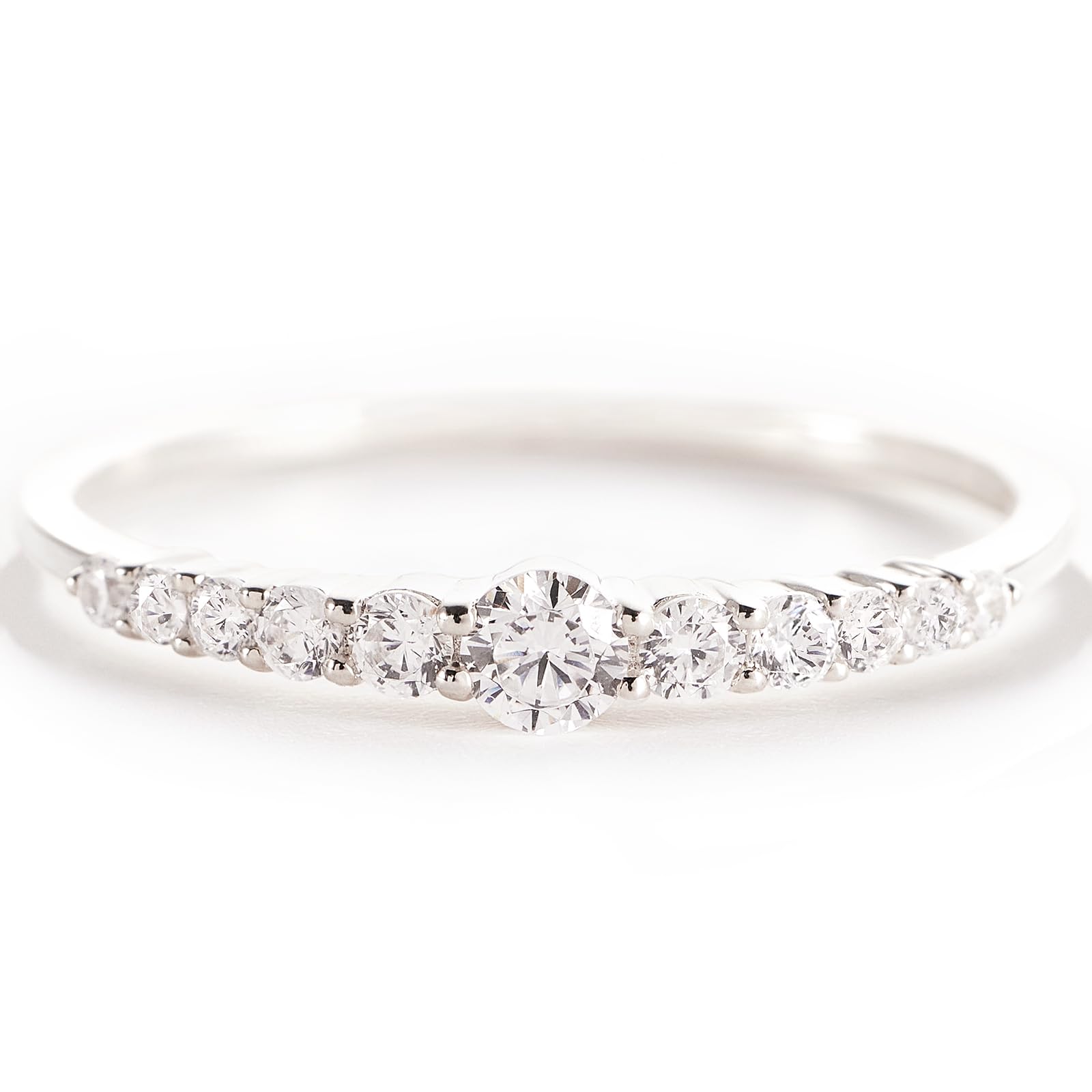 Pinky Ring, Wedding Rings for Women, Silver Rings for Women, Cubic Zirconia Engagement Ring, Gifts for Her