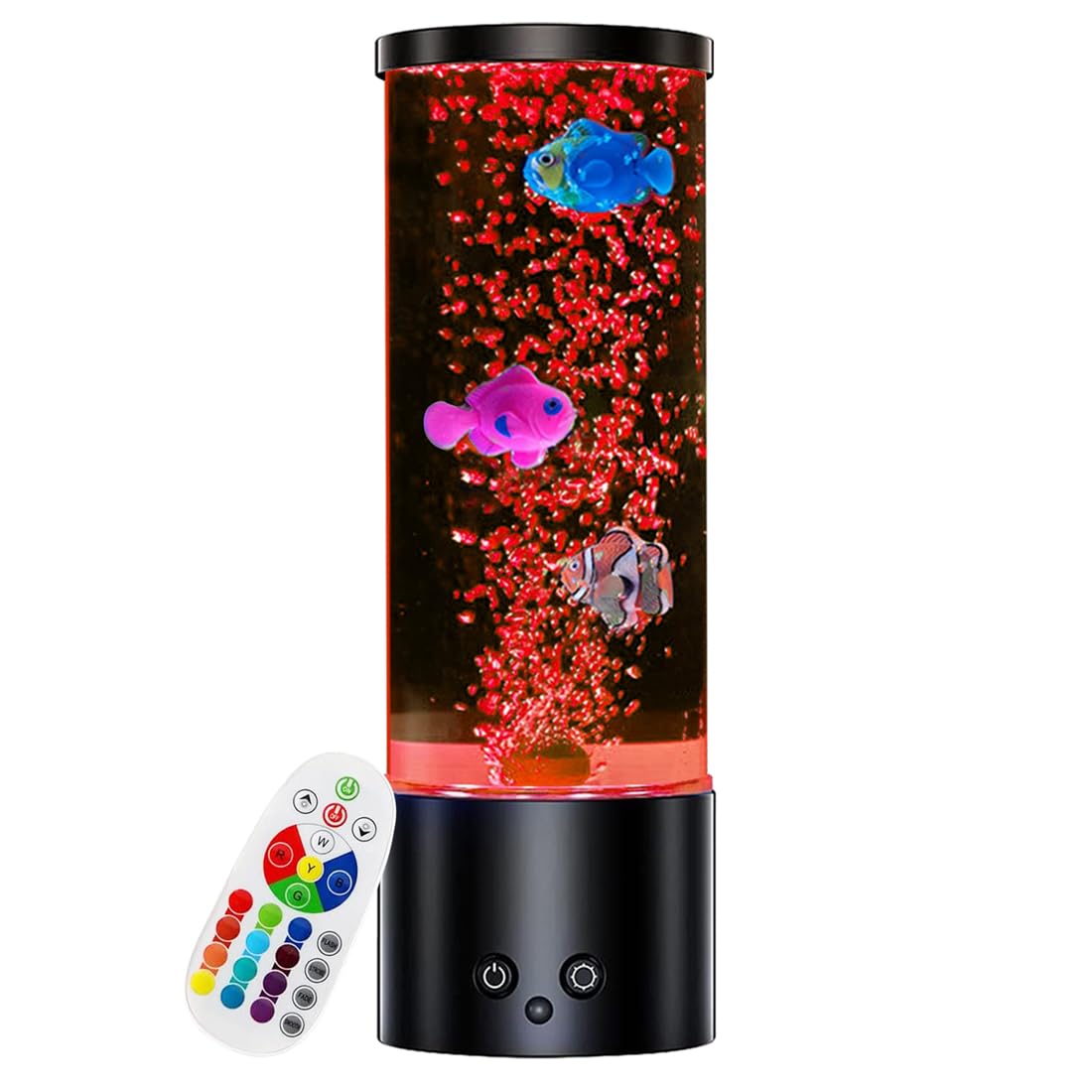 Mesmerizing Bubble Fish Night Light Transform Your Space with Color-Changing Aquarium Elegance – Ideal for Room Decor, Fantasy Mood Enhancement, and Gifting to Children, Adults, ADHD & Autism