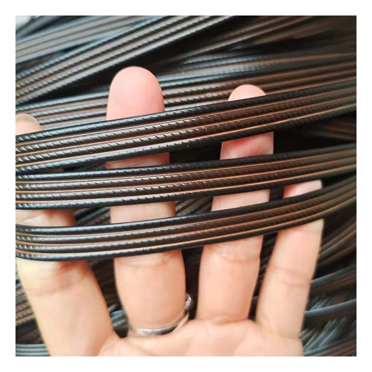Queenbox 8.5x1.2mm 196ft Flat Plastic Woven Rattan, 4 Lines PE Weaving Wicker Repair Material for Repair DIY Home Furniture Chair Table Basket, 35-image-29